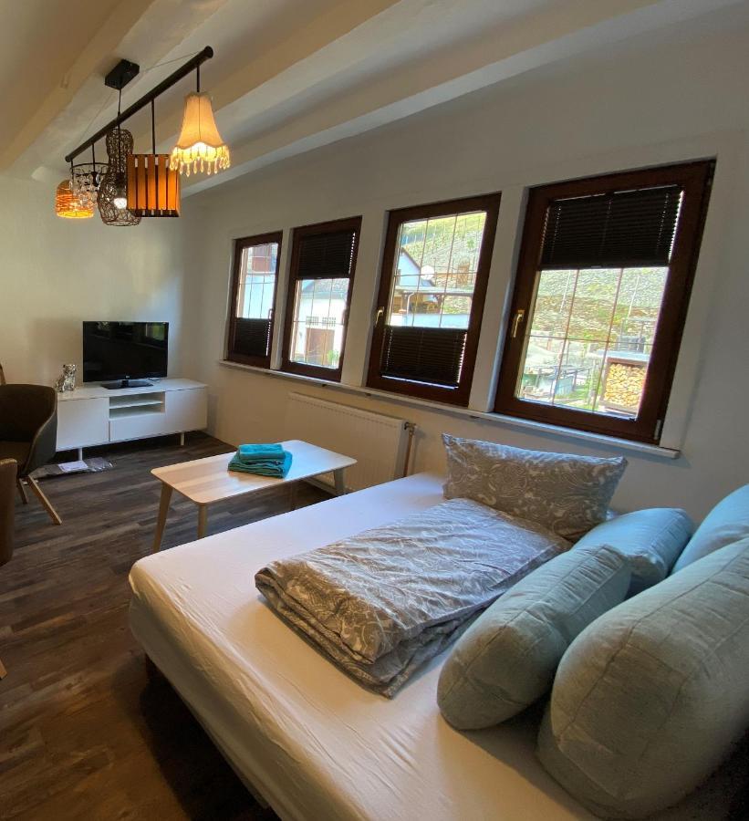 Schoene Ferienwohnung Burgruine Fachwerkhaus Bacharach Extérieur photo